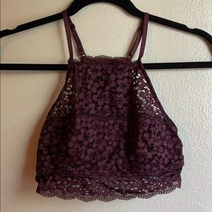 High neckline bralette